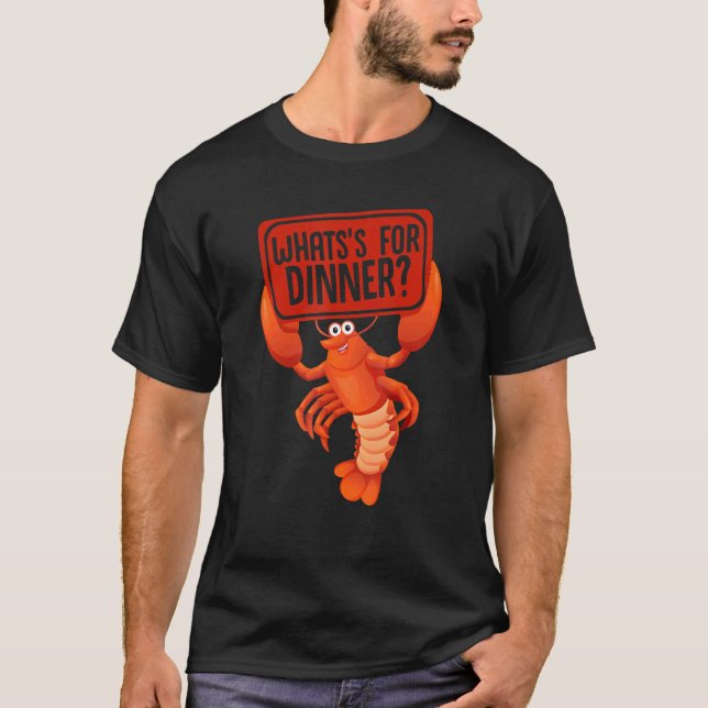 Camiseta Crayfish  Crawfish Boil What's For Dinner Seafood (Frente)