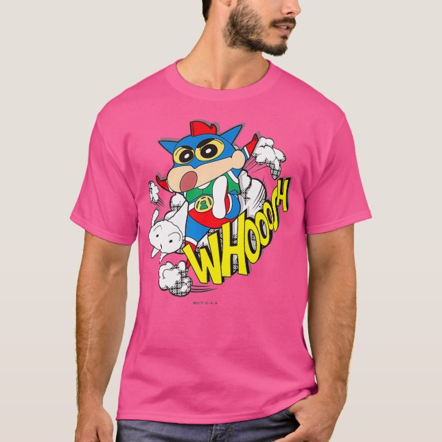 Camiseta Crayon Shin-chan Action Kamen Shin-chan American (Frente)
