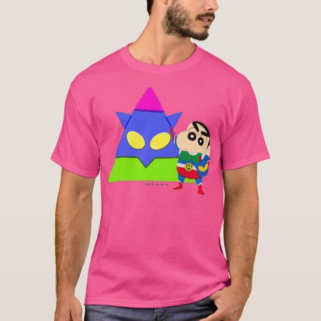 Camiseta Crayon Shin-chan FUN STUDY A to Z A Premium (Frente)