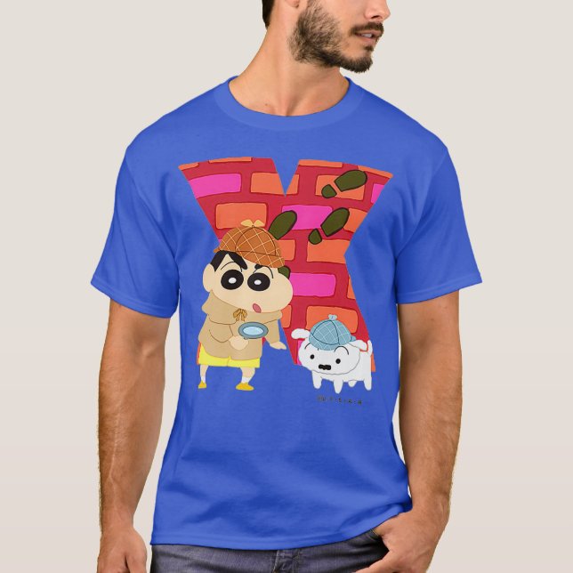 Camiseta Crayon Shin-chan FUN STUDY A to Z Premium (Frente)