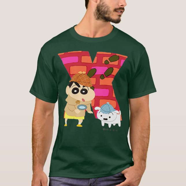 Camiseta Crayon Shin-chan FUN STUDY A to Z X Premium (Frente)