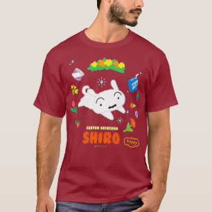 Camiseta Crayon Shin-chan HappyShiro Flower ring Premium