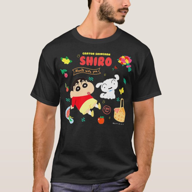 Camiseta Crayon Shin-chan HappyShiro Premium (Frente)