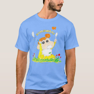 Camiseta Crayon Shin-chan Himawari e borboleta