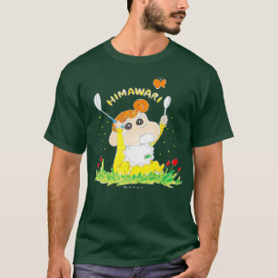 Camiseta Crayon Shin-chan Himawari e borboletas Premium