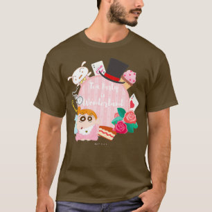 Camiseta Crayon Shin-chan Himawari e Shiro Shin-chans