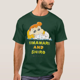 Camiseta Crayon Shin-chan Himawari Shiro Um ponto