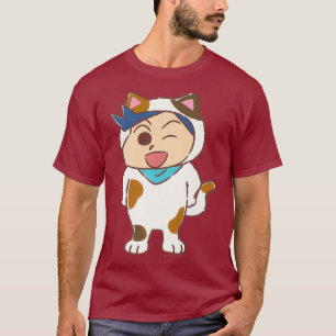 Camiseta Crayon Shin-chan Kitten, partido Kazama-kun