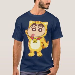 Camiseta Crayon Shin-chan Kitten Play Party Shin-chan
