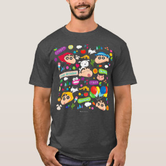 Camiseta Crayon Shin-chan Muita tinta Shin-chan