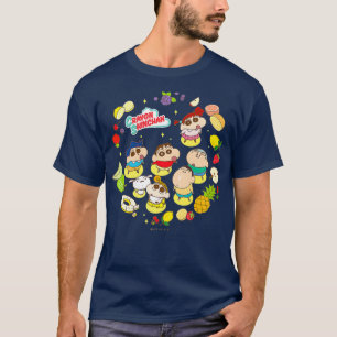 Camiseta Crayon Shin-chan Muito tempo de deserto fruta