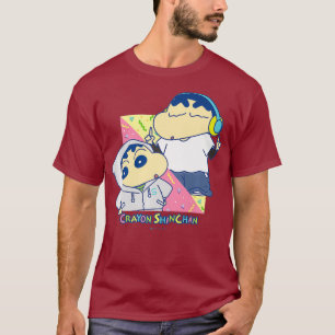 Camiseta Crayon Shin-chan Music Premium
