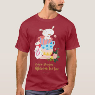 Camiseta Crayon Shin-chan Shiros Hora do chá Premium