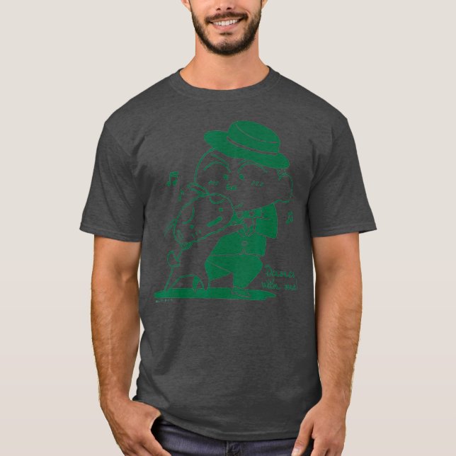 Camiseta Crayon Shin-chan Vamos dançar com Masao (Frente)