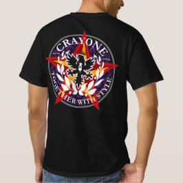 Camiseta Crayone CrossCan bw logo frontal e logotipo colori