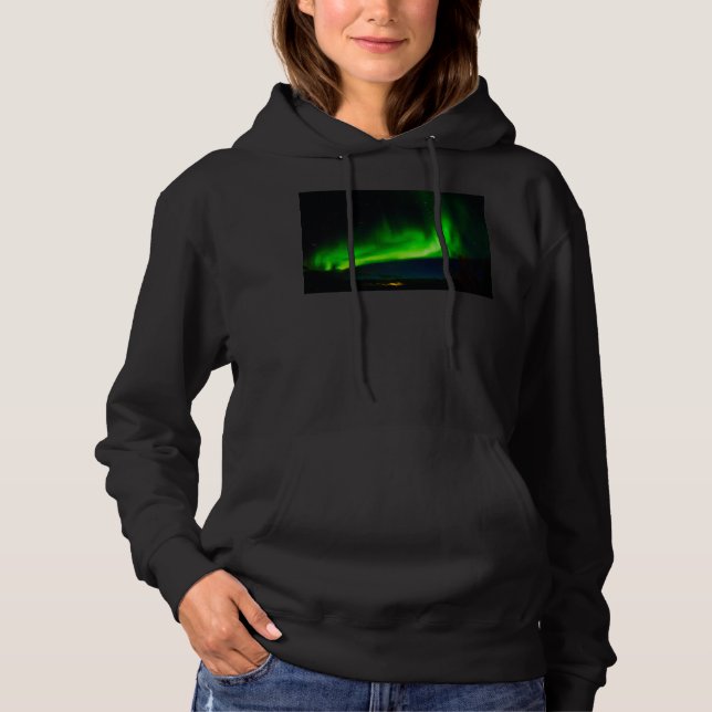 Camiseta Crazy Aurora Flare, Beautiful Northern lights (Frente)