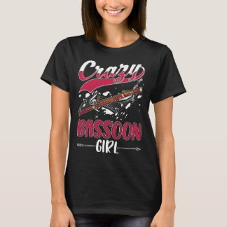 Camiseta Crazy Bassoon Girl