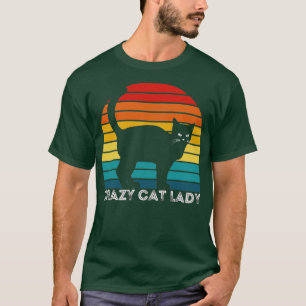 Camiseta Crazy Cat Lady Cat Merch Design