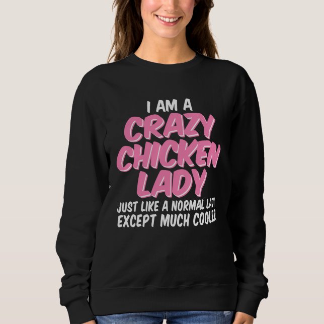 Camiseta Crazy Chicken Lady Chickens (Frente)