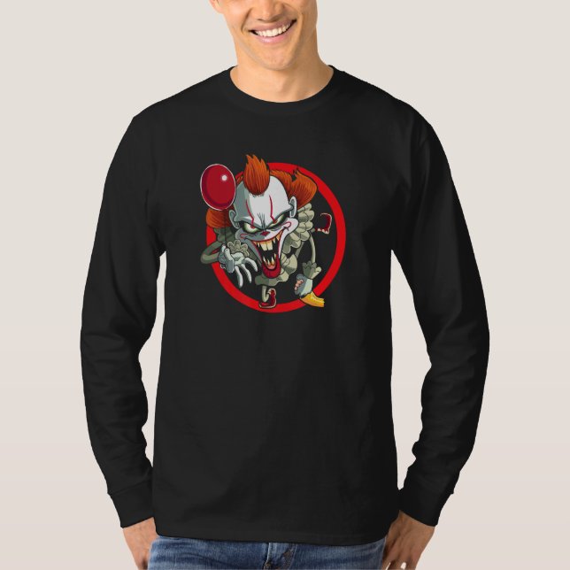 Camiseta Crazy Dancing Horror Clown (Frente)