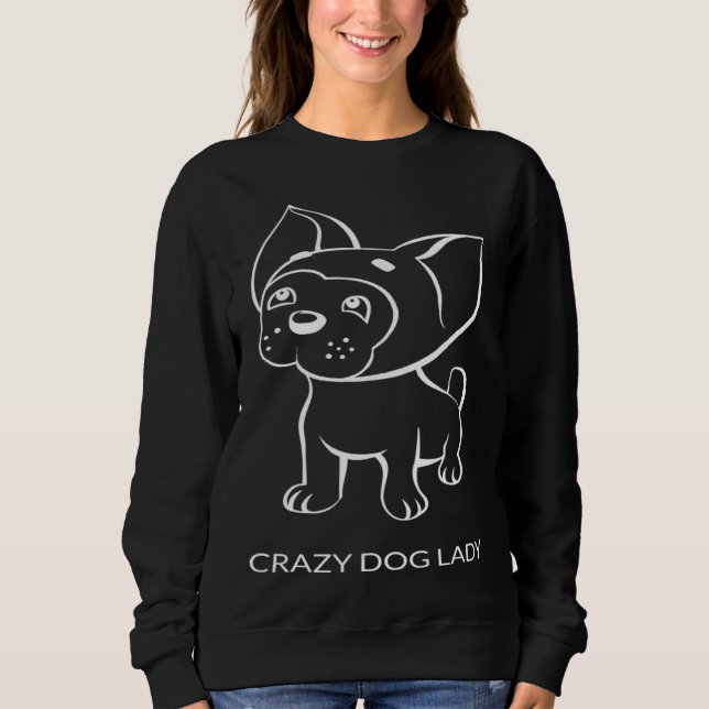 Camiseta Crazy Dog Lady (Frente)