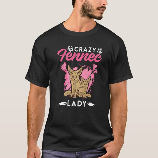 Camiseta Crazy Fennec Girl Fennec (Frente)