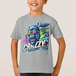Camiseta Crazy Gorilla – Força e Energia Selvagem