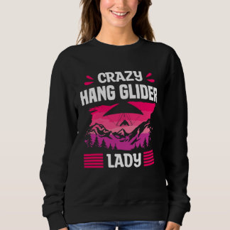 Camiseta Crazy Hang Glider Lady Gliding Gliders