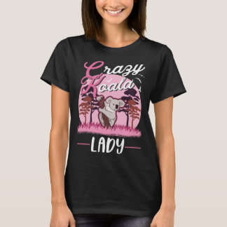 Camiseta Crazy Koala lady Koala Girl