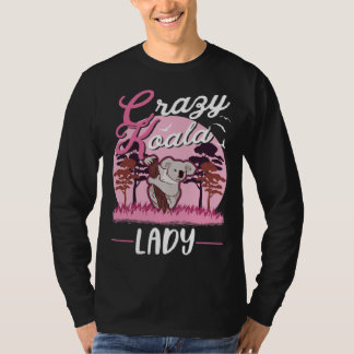 Camiseta Crazy Koala lady Koala Girl