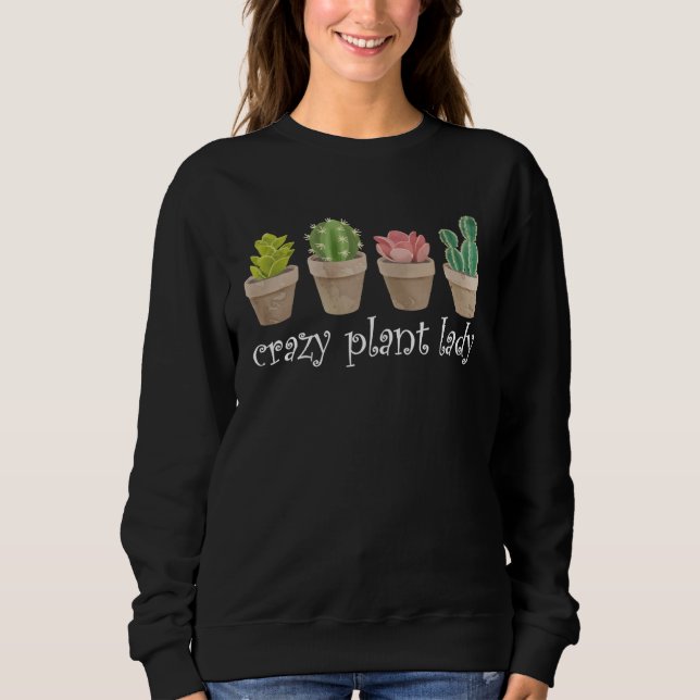 Camiseta Crazy Plant Lady (Frente)