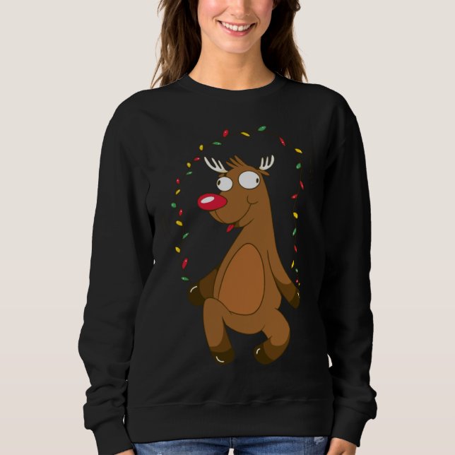 Camiseta Crazy Reindeer (Frente)