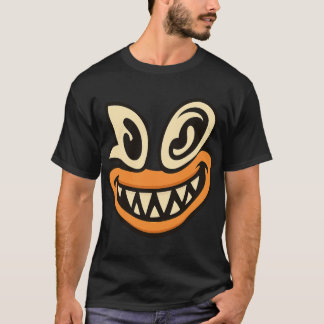 Camiseta Crazy Wide-Smile Face – Unique Bold Graphic Tee