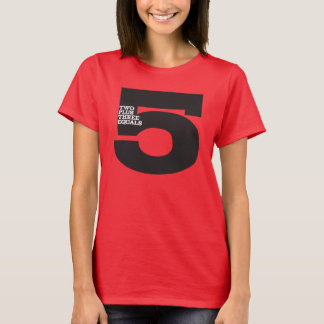 Camiseta CRAZYFISH dois mais três iguais cinco