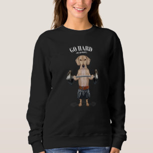 Camiseta Cream Dachshund Dog Muscle Formação de Peso