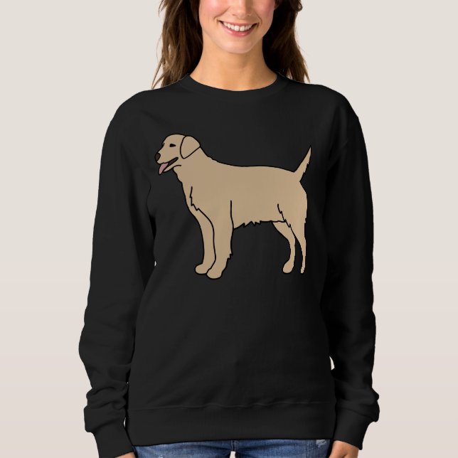Camiseta Cream Labrador Dog (Frente)