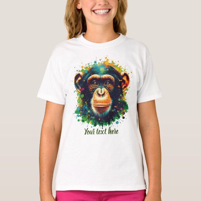 Camiseta Create your own chimpanzee (Frente)