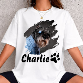 Camiseta create your own pet shirt idea here custom photo
