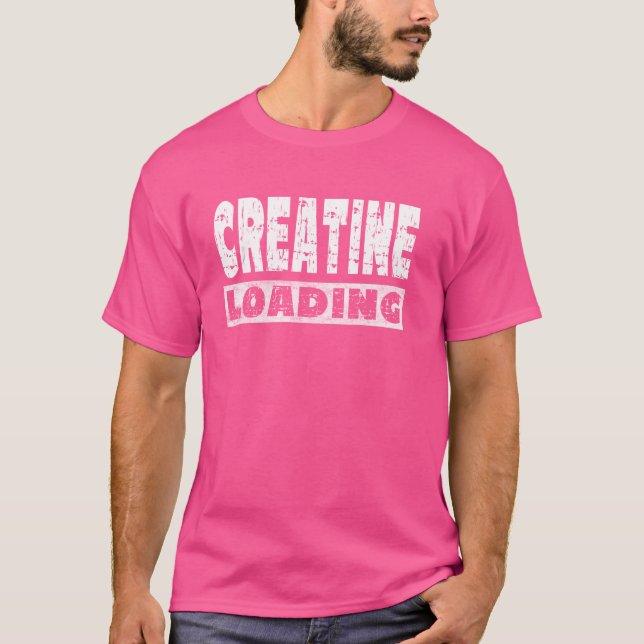 Camiseta Creatine Loading - Engraçado Workout Gym Dizendo (Frente)