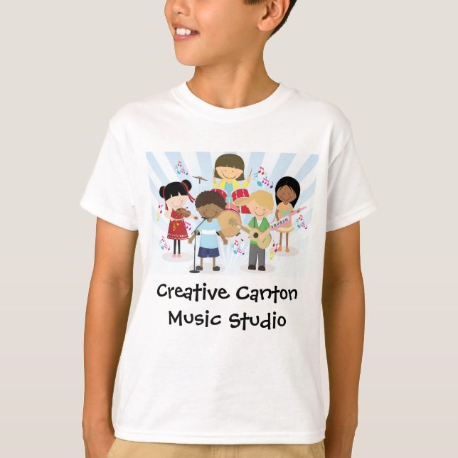 Camiseta Creative Canton Music Studio Kids Tee (Frente)