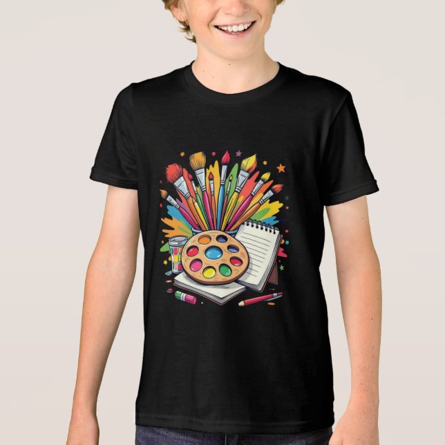 Camiseta Creative crew art class (Frente)