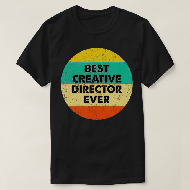 Camiseta Creative Director   Best Creative Director Ever  (Frente do Design)