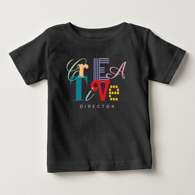 Camiseta Creative DIRECTOR fun cool (Frente)