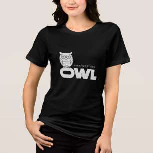 Camiseta Creative Studio Owl - Coruja Branca Minim
