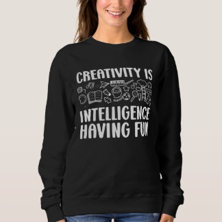Camiseta Creativity Is Intelligence Having Fun Kindergarten