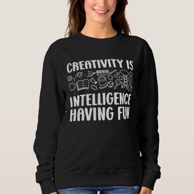Camiseta Creativity Is Intelligence Having Fun Kindergarten (Frente)