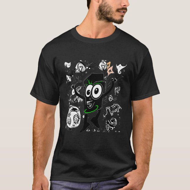 Camiseta Creature Sarcasm  Graphic Character  Original 2 (Frente)