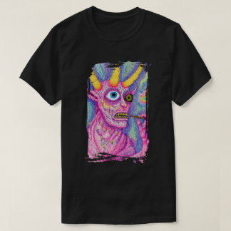 Camiseta Creature with horns and something in its mouth