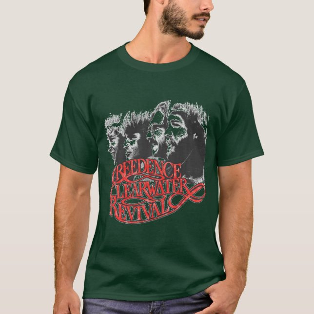 Camiseta creedence clearwater revival ccr pro retro vintage (Frente)