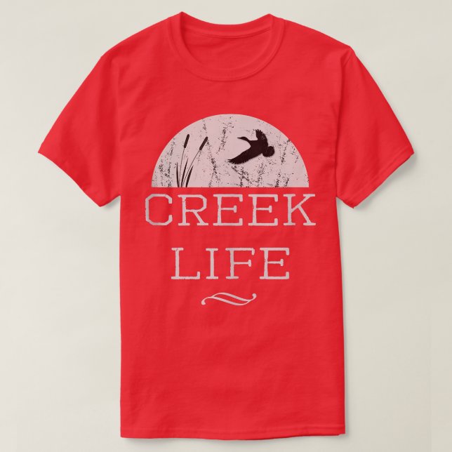 Camiseta Creek Life Watermen's Salt Marsh Outdoor Lover (Frente do Design)